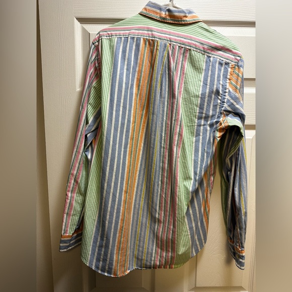 Ralph Lauren button down long sleeve shirt. Pastel / spring / easter colors! - Picture 3 of 7